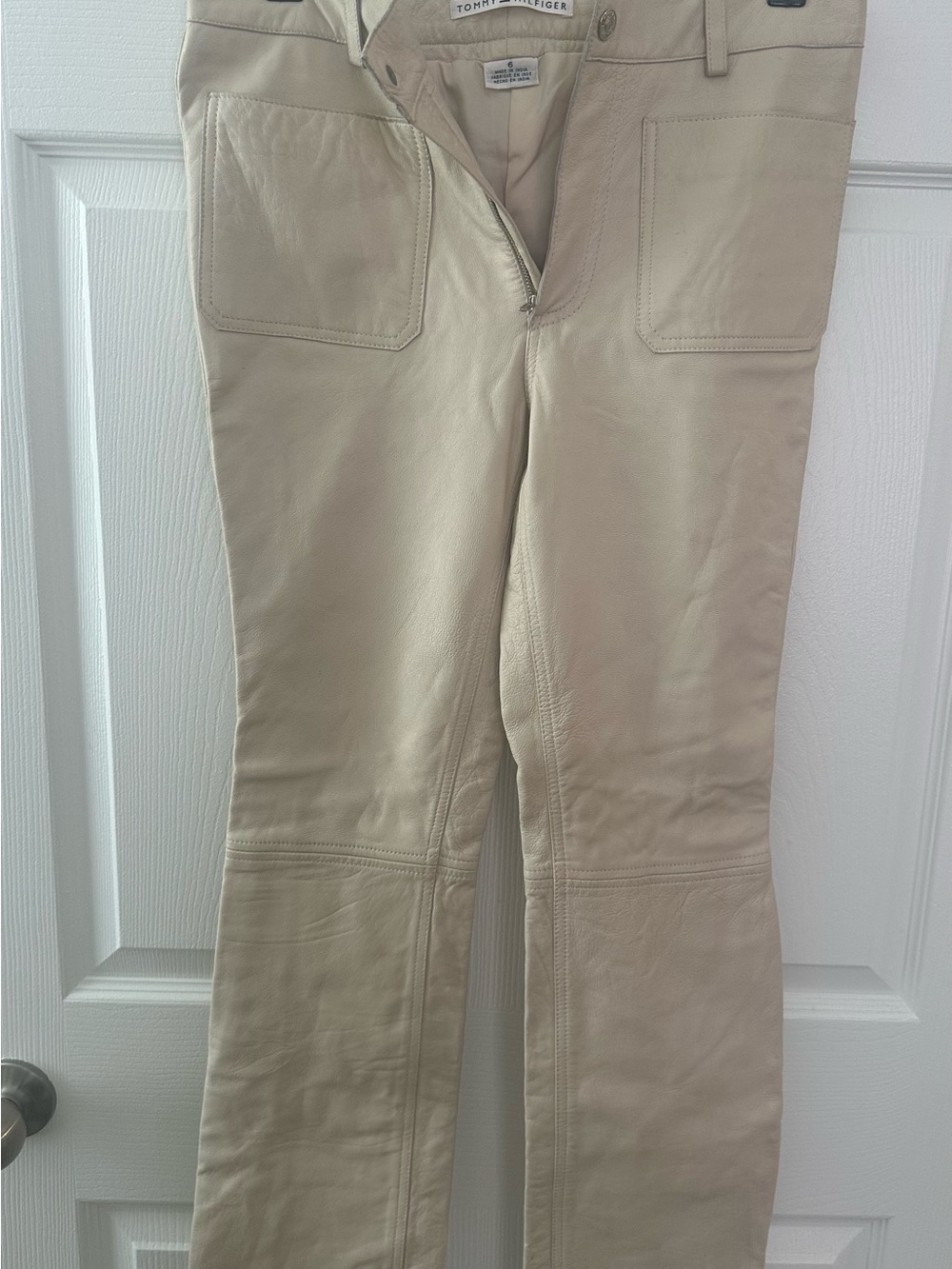 Tommy Hilfiger Women's Leather Pants